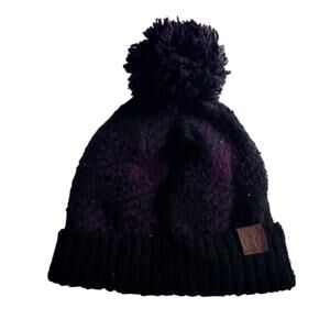C.C. knit pom beanie